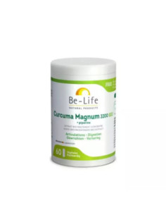 Be-Life Curcuma Magnum 3200 Bio + Pipérine - 60 gélules