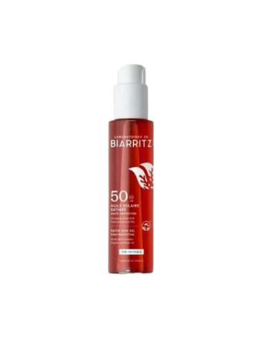 Biarritz Huile Solaire Satinée SPF50 Bio - 125ml