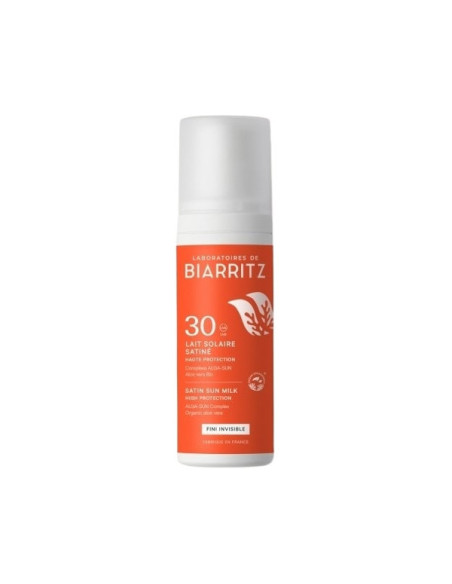 Biarritz Alga Maris Lait Solaire Satiné SPF30 Bio - 100ml 