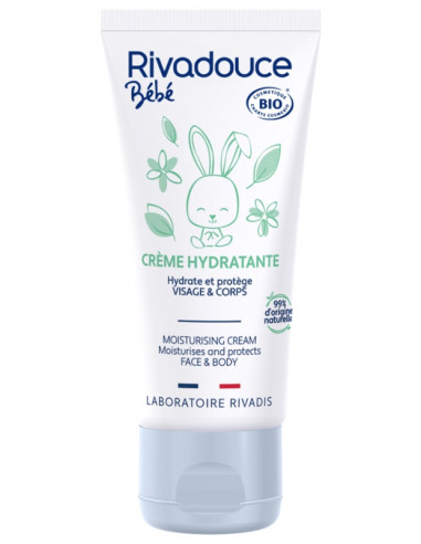 Rivadouce Bébé Crème Hydratante Bio - 50 ml