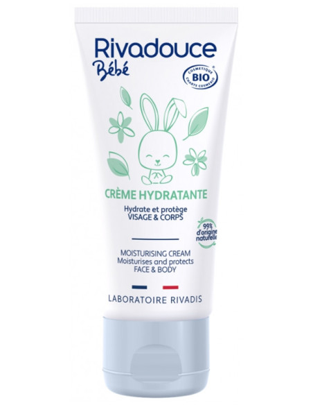 Rivadouce Bébé Crème Hydratante Bio - 50 ml