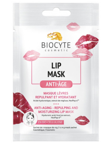 Biocyte Lip Mask Anti-Age Masque Lèvres Repulpant et Hydratant - 4 g