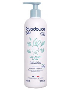 Rivadouce Bébé Gel Doux Lavant Bio - 500 ml