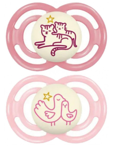 MAM 2 Sucettes Perfect Nuit Animaux 18 Mois et...