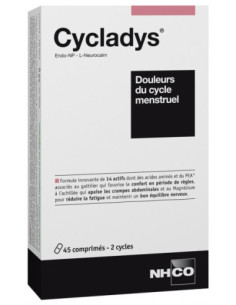 NHCO Cycladys Douleurs du Cycle Menstruel - 45 Comprimés