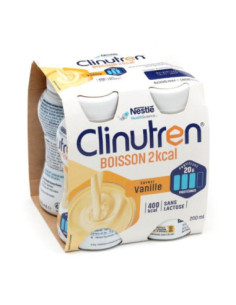 Clinutren HP/HC+ boisson 2 kcal saveur vanille - 4x200ml