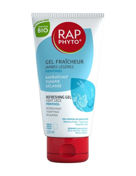 Rap Phyto Gel Fraîcheur Jambes Légères Menthol Bio - 150 ml
