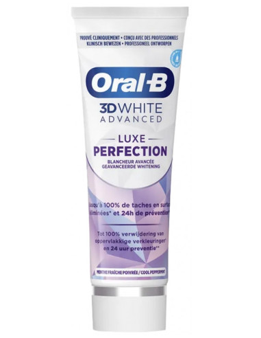Oral-B 3D White Advanced Dentifrice Luxe...