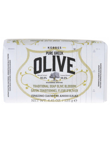 Korres Olive Savon Traditionnel Fleur d'Olivier - 125 g