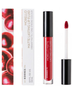 Korres Morello Rouge à Lèvres Liquide Mat - 3,4 ml
