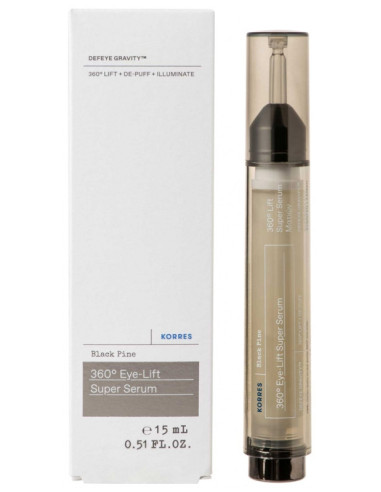 Korres Pin Noir Super Sérum Yeux Liftant 360° -...