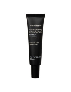 Korres Fond De Teint Correcteur Au Charbon Actif Spf15...