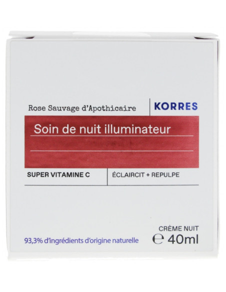 Korres Rose Sauvage d'Apothicaire Soin de Nuit Illuminateur - 40 ml