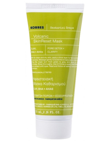 Korres Raisin de Santorin Masque Volcanique...