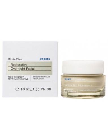 Korres Pin Blanc Crème de Nuit Régénérante - 40 ml
