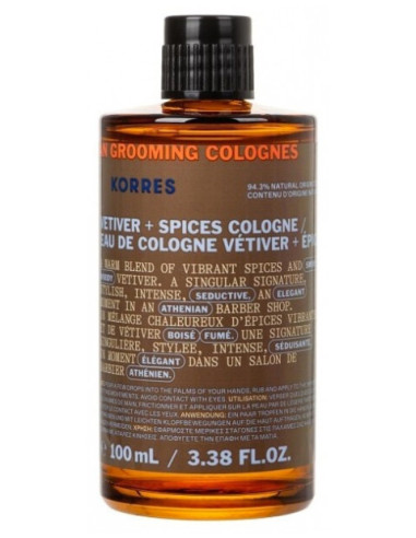 Korres Athenian Grooming Eau de Cologne Vétiver...