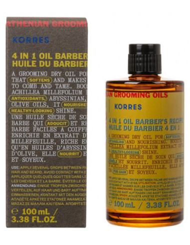 Korres Huile du Barbier 4en1 100 ml