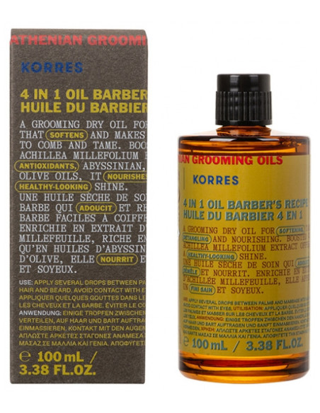 Korres Huile du Barbier 4en1 100 ml