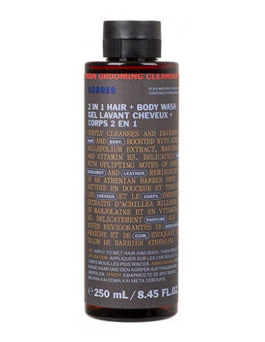 Korres Gel Lavant 2en1 Cheveux + Corps - 250 ml
