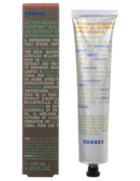 Korres Athenian Grooming Baume du Barbier Confort Après-Rasage - 125 ml