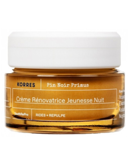 Korres Pin Noir Primus Crème Rénovatrice Jeunesse Nuit - 40 ml