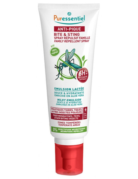 Puressentiel Anti-Pique Spray Répulsif Famille 6H -100ml