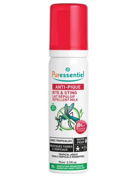 Puressentiel Anti-Pique Lait Répulsif Zones Tropicales - 75 ml