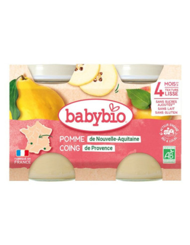 Petit Pot Fruits - Pomme d'Aquitaine & Coing,...