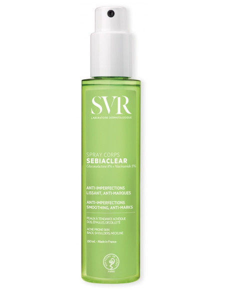 SVR Sebiaclear Spray Corps Anti-Imperfections Lissant - 150 ml