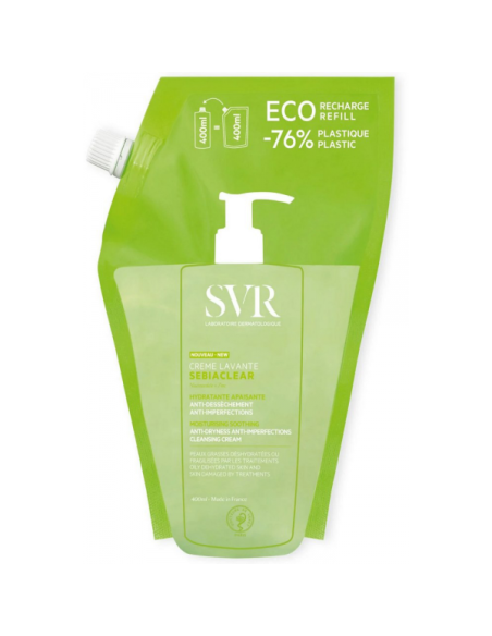 SVR Sebiaclear Crème Lavante Eco-Recharge - 400 ml