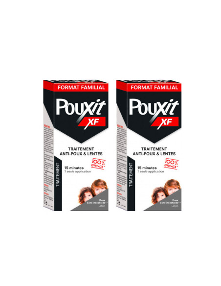  POUXIT Traitement anti-poux et lentes - 2x200ml
