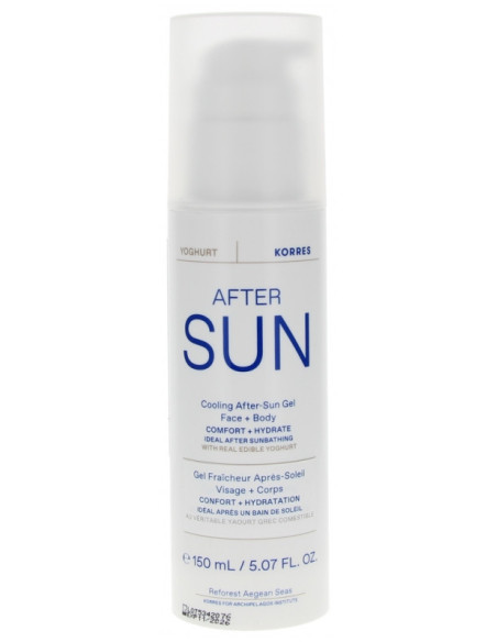 Korres Yoghurt Cooling After-Sun Gel for Face and Body - 150 ml