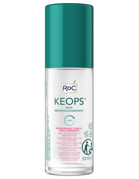 RoC Keops Déodorant Sensitive Roll-On - 30 ml