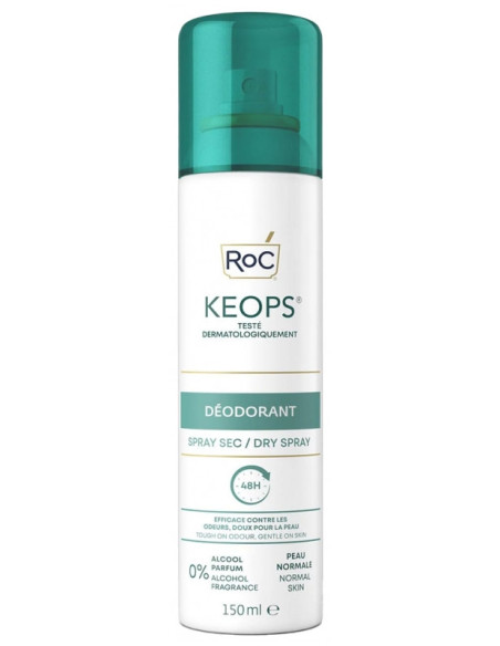 RoC Keops Déodorant Spray Sec - 150 ml