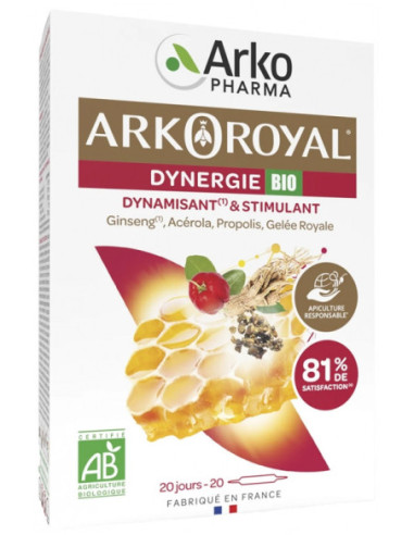 Arkopharma Arko Royal Dynergie Bio - 20 Ampoules