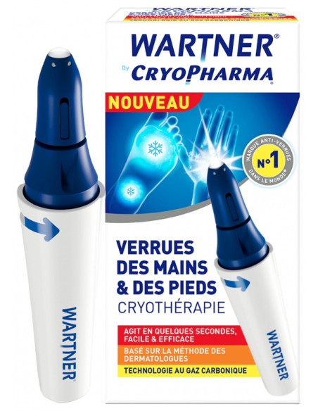 Cryopharma Verrues des Mains et des Pieds Cryothérapie Froid Extrême