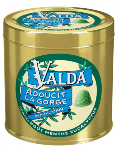 Valda Gommes Goût Menthe Eucalyptus - 140 g