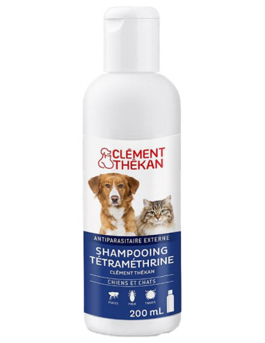 Clément Thékan Shampoing Tétraméthrine Chiens...