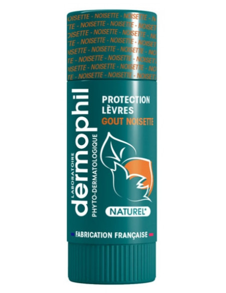 Dermophil Indien Stick Protection Lèvres  Goût : Noisette - 4 g 
