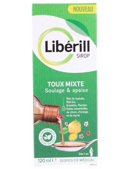 Libérill Sirop Toux Mixte Soulage & Apaise - 120 ml