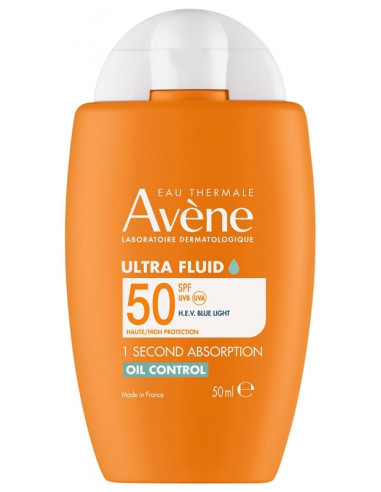 Avène Solaire Ultra Fluid Éclat SPF50+ - 50 ml