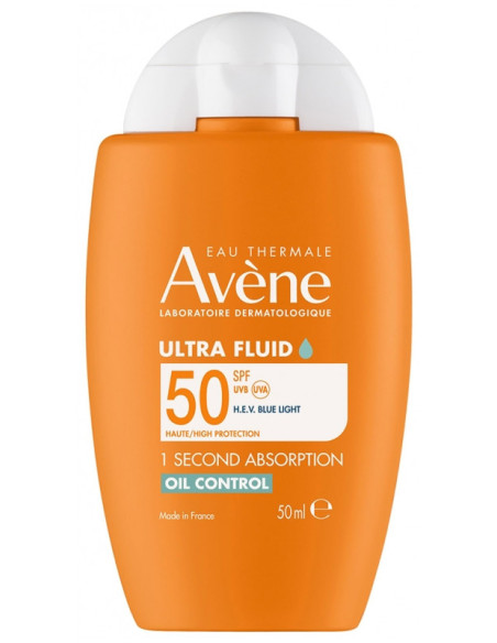 Avène Solaire Ultra Fluid Éclat SPF50+ - 50 ml