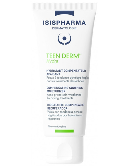 Isispharma Teen Derm Hydra Hydratant Compensateur Apaisant - 40 ml