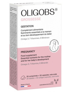 Laboratoire CCD Oligobs Grossesse 30 Comprimés + 30 Capsules
