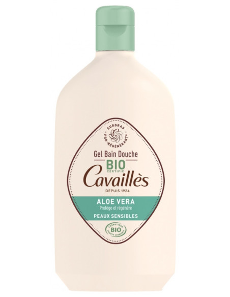 Cavaillès Gel Bain Douche Peaux Sensibles Aloe Vera Bio - 400 ml