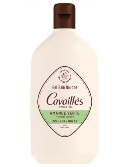 Cavaillès Gel Bain Douche Peaux Sensibles Amande Verte - 400 ml