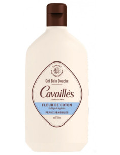 Cavaillès Gel Bain Douche Peaux Sensibles Fleur de Coton...