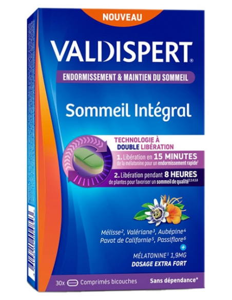 Valdispert Sommeil Intégral - 30 Comprimés Bicouches