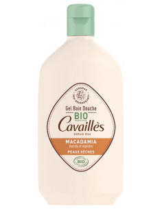 Cavaillès Gel Bain Douche Peaux Sèches Macadamia Bio -...