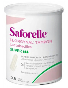 Saforelle Florgynal Tampon - 8 tampons 